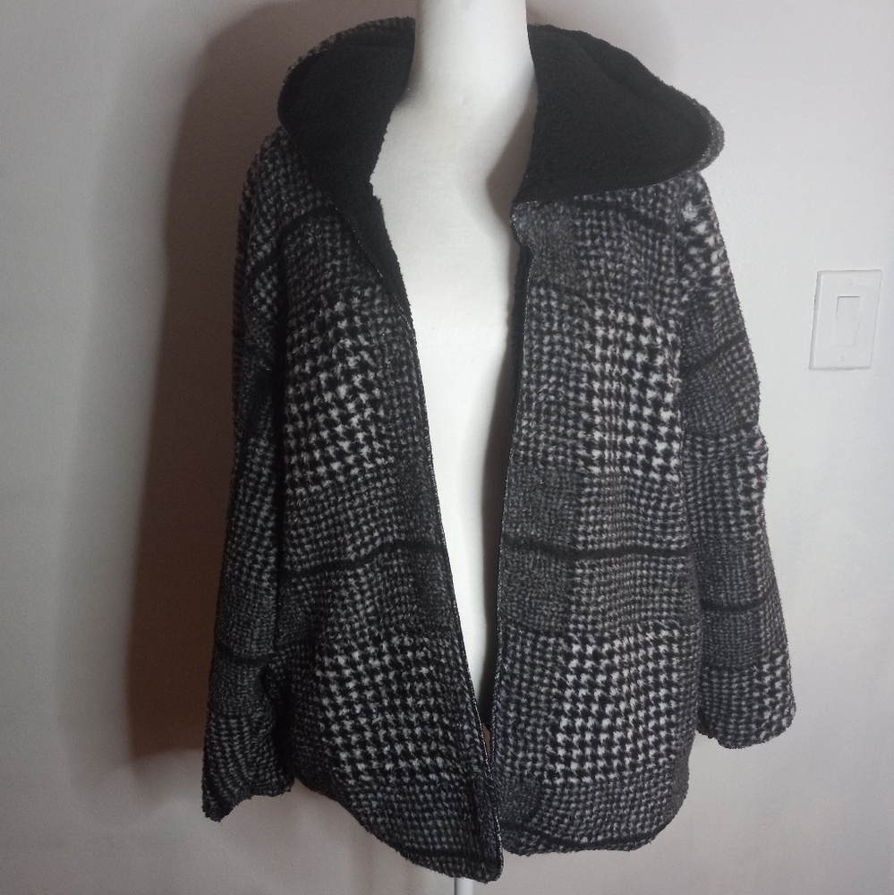 Weatherproof Ladies Reversible Cozy Sherpa Hooded Jacket